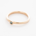 harmony rose gold kék gyémánt