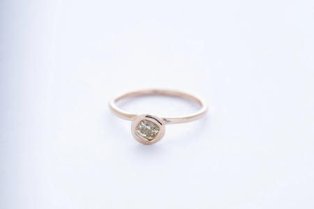 reef rose gold gyűrű gyémánt