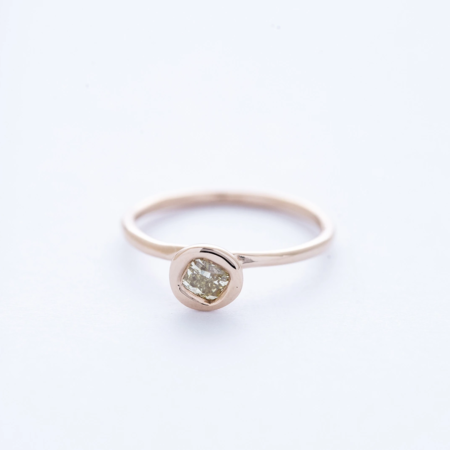 reef rose gold gyűrű gyémánt