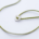 STRING ezüst karkötő – zöld