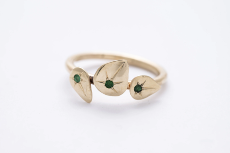 dorivisy arany gyűrű smaragd