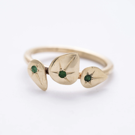 dorivisy arany gyűrű smaragd