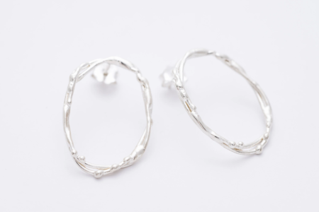 dorivisy.com- ezüst fülbevaló