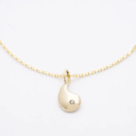 dorivisy 14 karátos arany nyaklánc, gyémánt