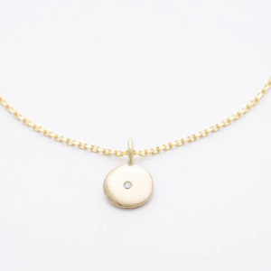 dorivisy 14 karátos arany nyaklánc gyémánt