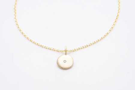 dorivisy 14 karátos arany nyaklánc gyémánt