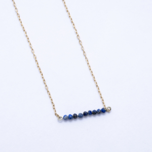 ETERNAL arany nyaklánc - lapis lazuli